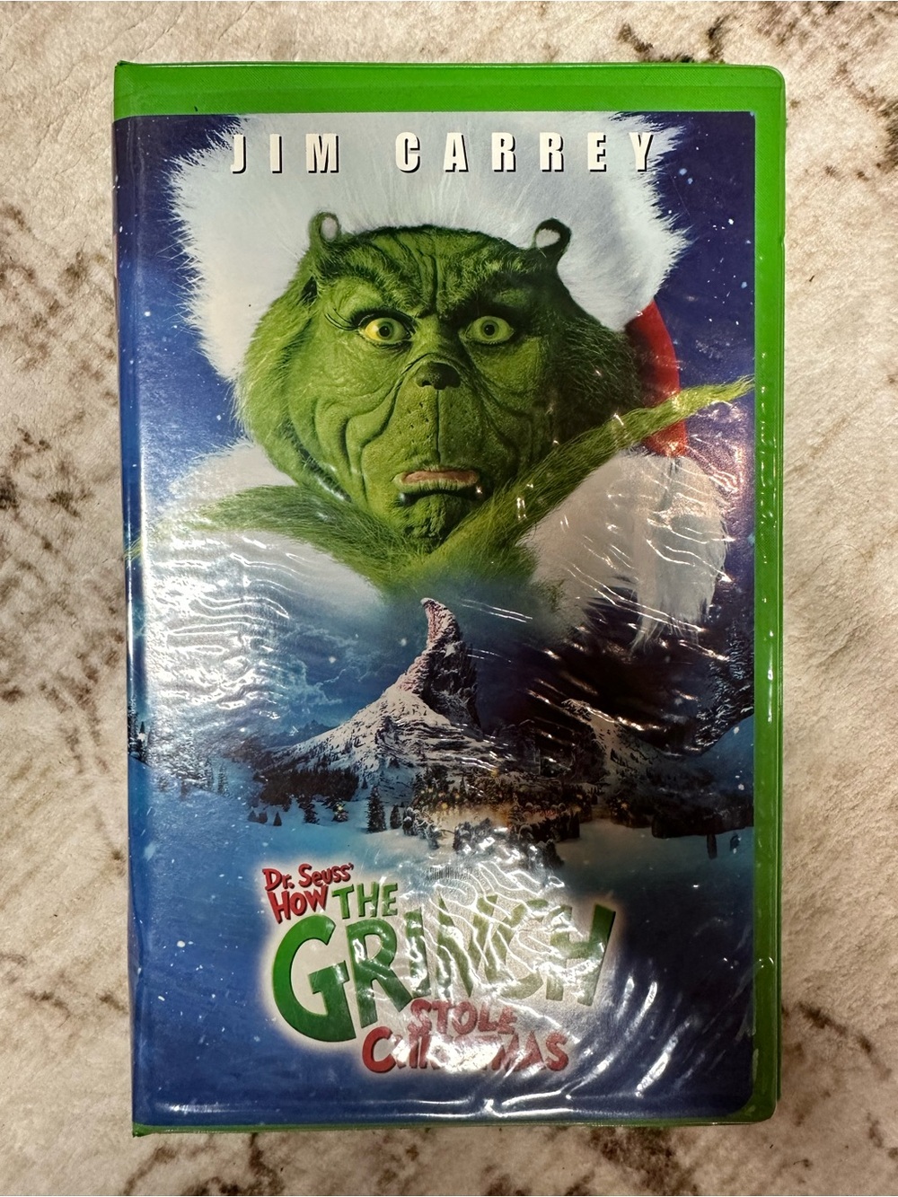 How The Grinch Stole Christmas  VHS  Jim Carrey  2001 Dr. Seuss Universal